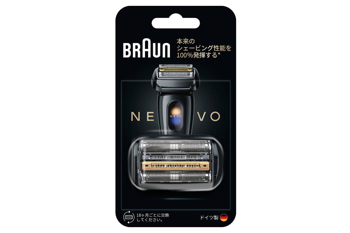 シェーバーヘッドの交換時期の目安は約18カ月。市場想定価格は15,000円前後