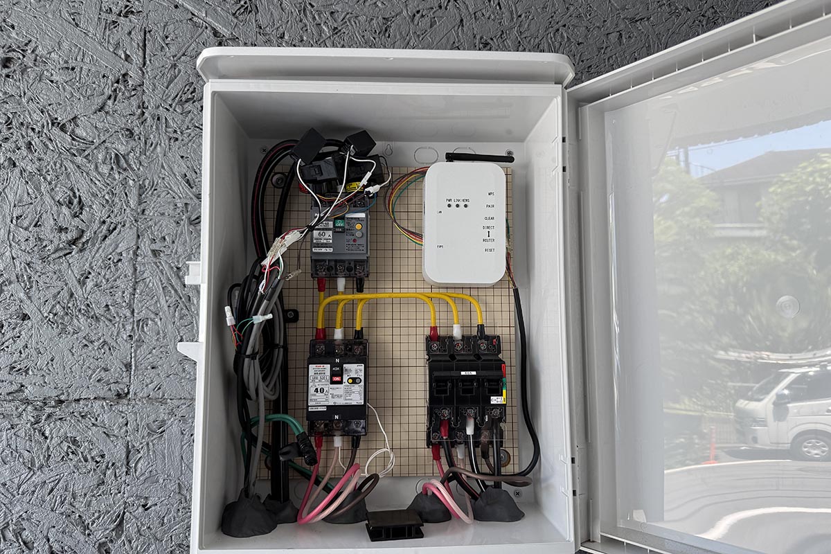 RPR(逆電力継電器)も設置