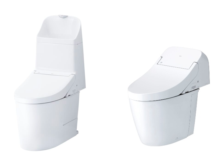 ウォシュレット一体形便器「GG-800」およびマンションリモデル用「GG(壁排水タイプ)」