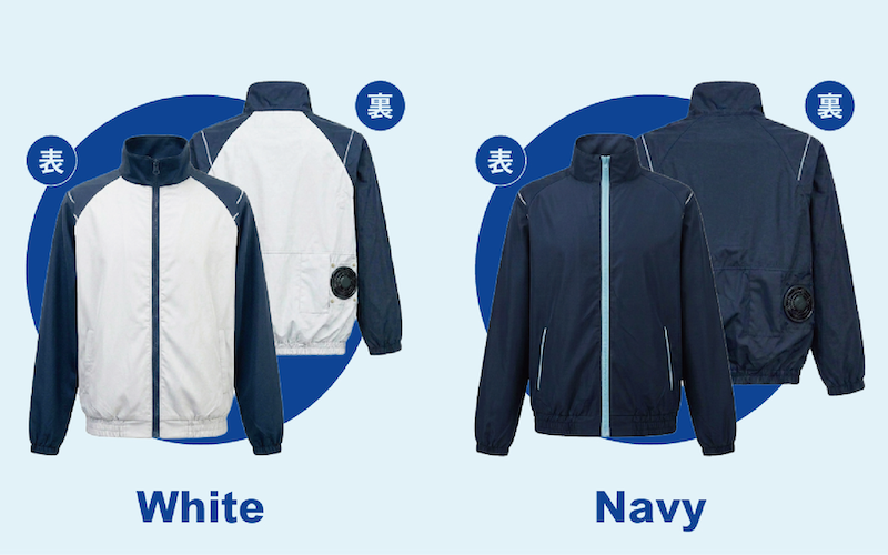カラーはWhiteとNavyの2色をラインナップする