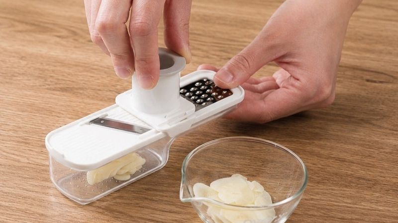 小さな食材も安全に調理できる