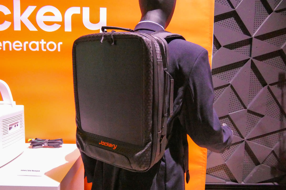 ジャクリから発売される次世代ソーラーリュック「Jackery Solar Backpack」