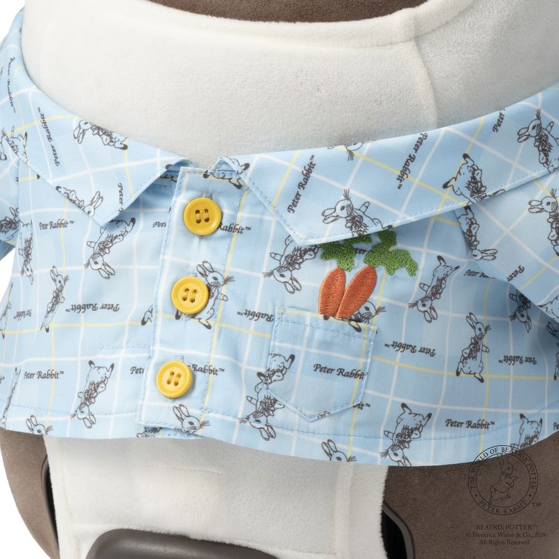 「Peter Rabbit×LOVOT チェックプリントシャツ」