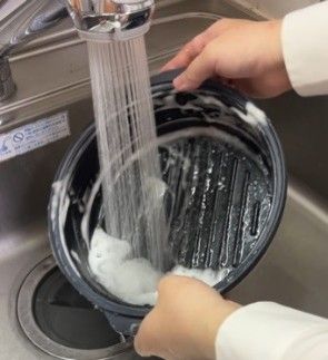 本体は丸洗いできる