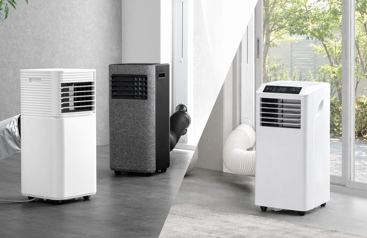 「スポットクーラー2.3kW/2.6kW」(左)と「スポットクーラー2.9kW」(右)
