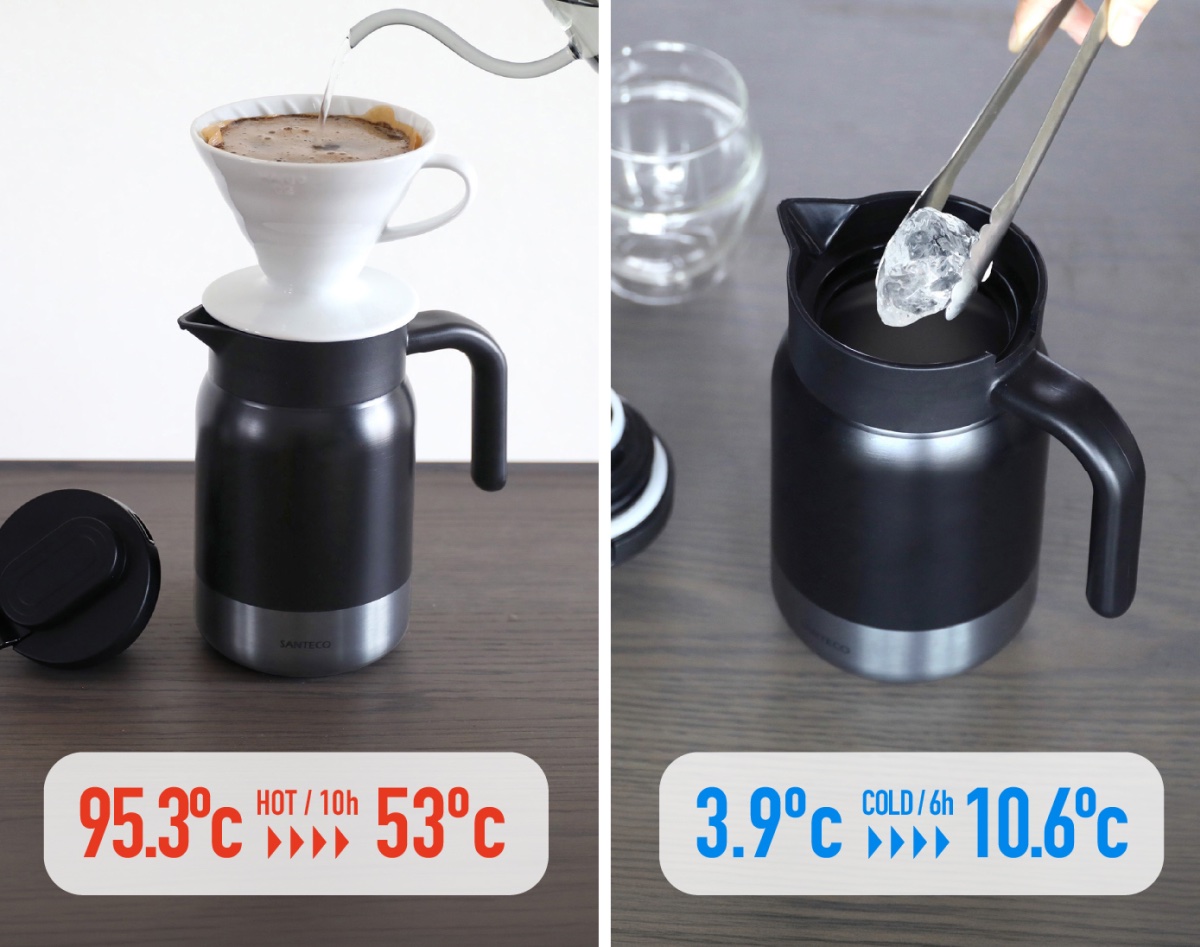 優れた保冷/保温性能を備える
