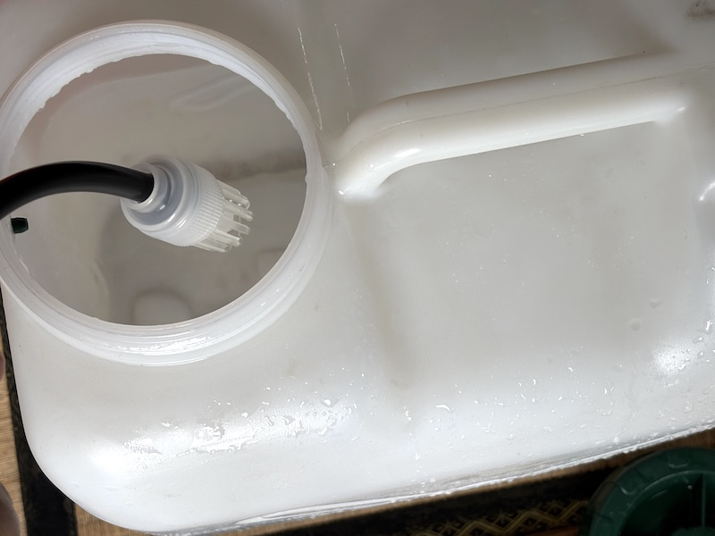 長時間使いたいなら給水ホース