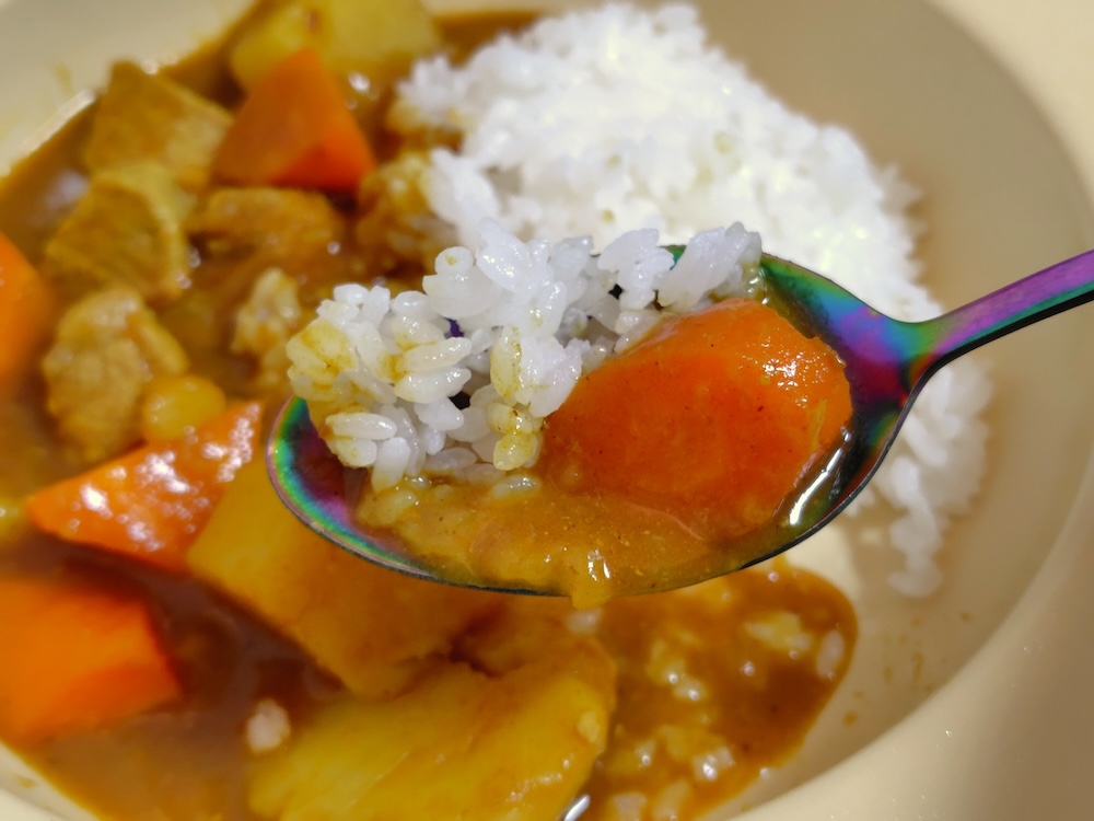 ご飯に気になるニオイ移りはなかった