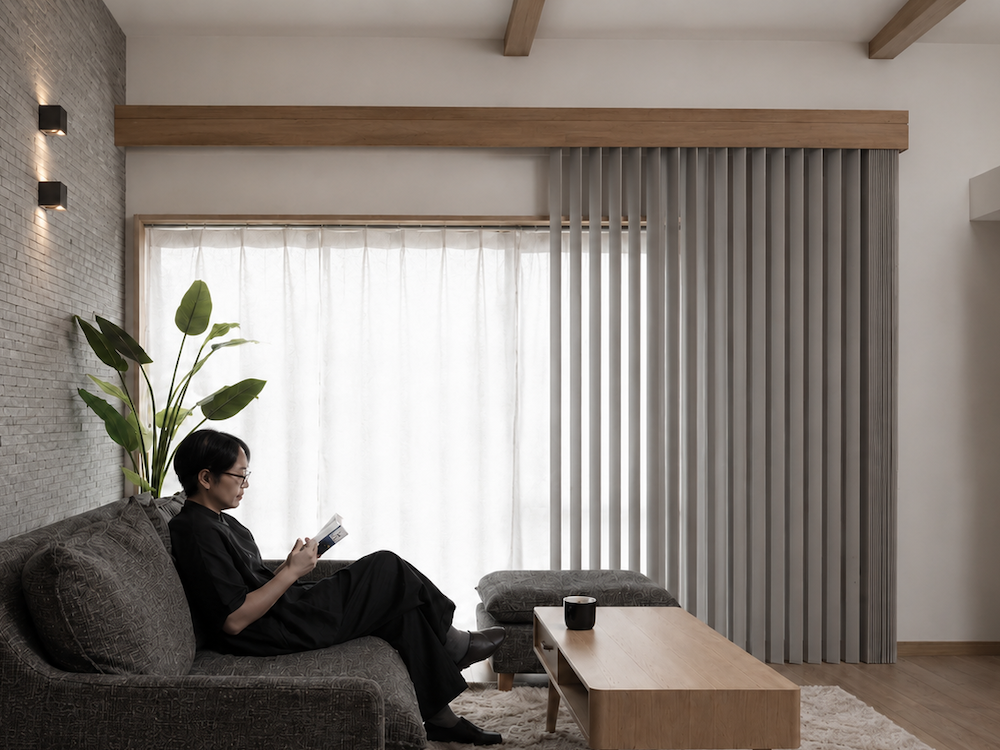 カーテンを閉め切っていても部屋が真っ暗にならない