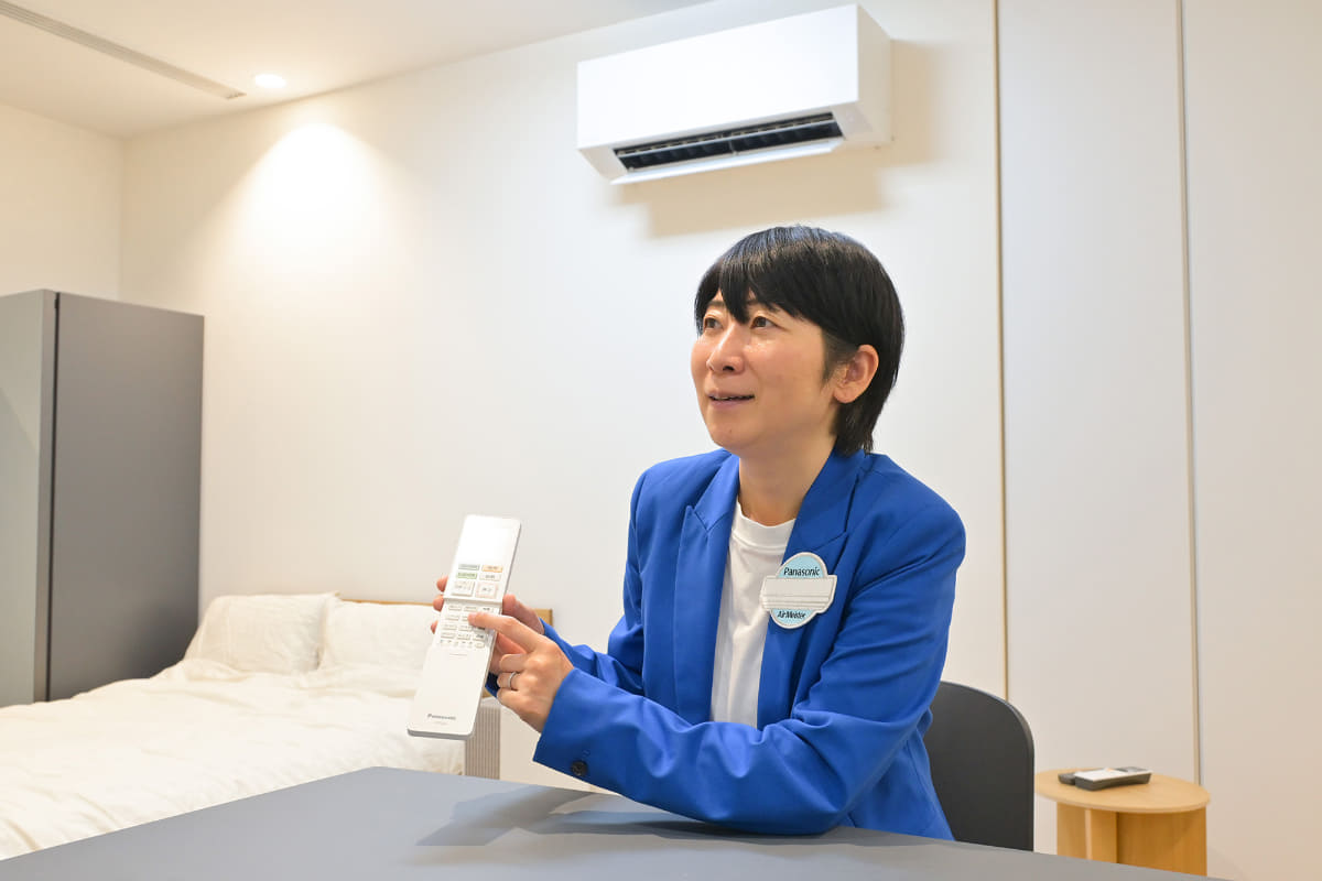 パナソニックのエアーマイスター・福田さんに「送風」機能の利便性を詳しく聞きました