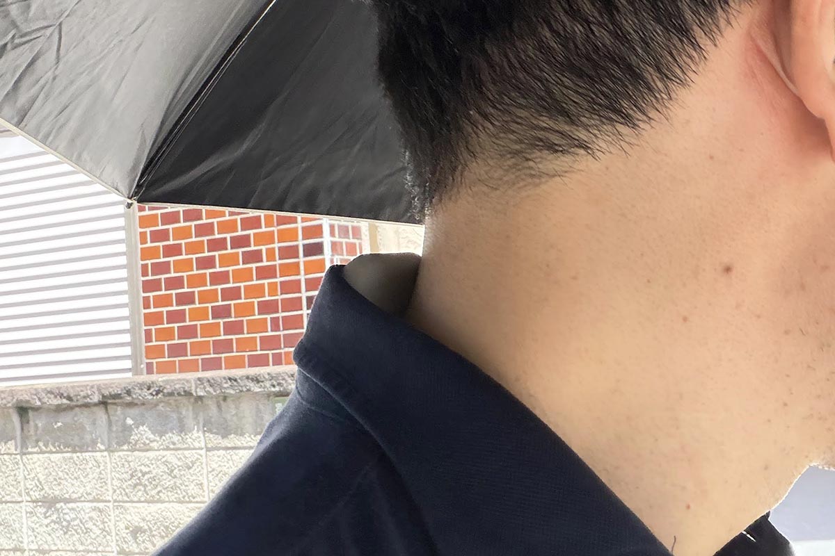装着しても外からは目立ちにくい