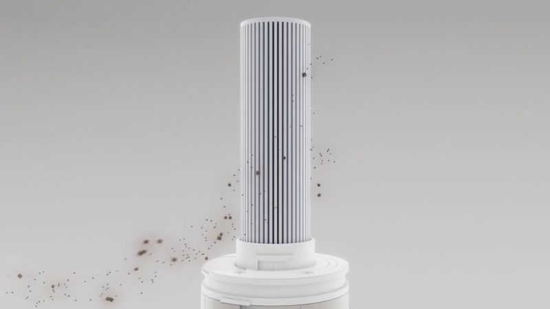 HEPAフィルターを搭載し微細な粒子も逃さない