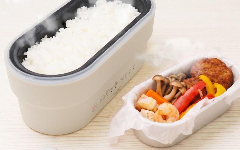ご飯とおかずを同時に調理できる