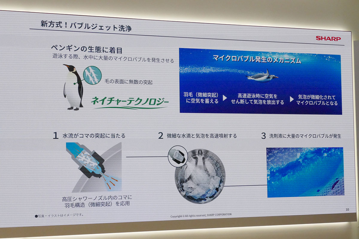 ペンギンに着想を得た