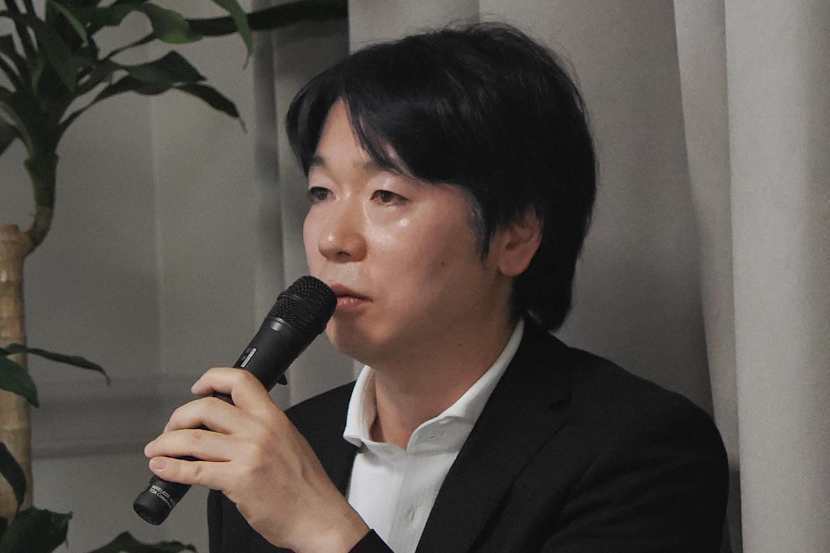 米子高専の田中教授が、STEAM教育におけるアートの重要性や、実際の授業での反響などを説明