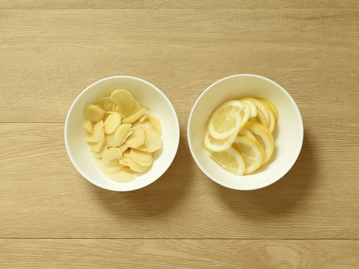 レモンは皮ごと味わうため国産レモンを使用します