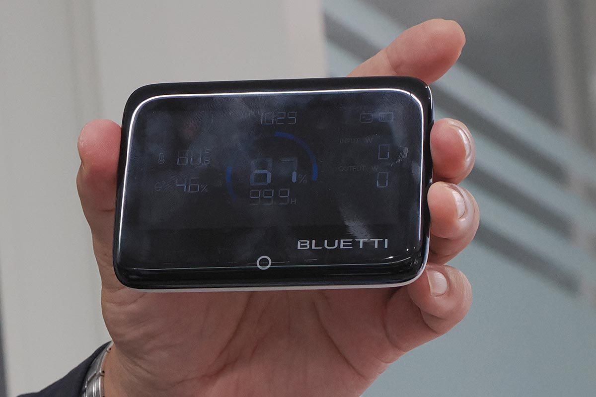 モニターで電力の状況を管理できる