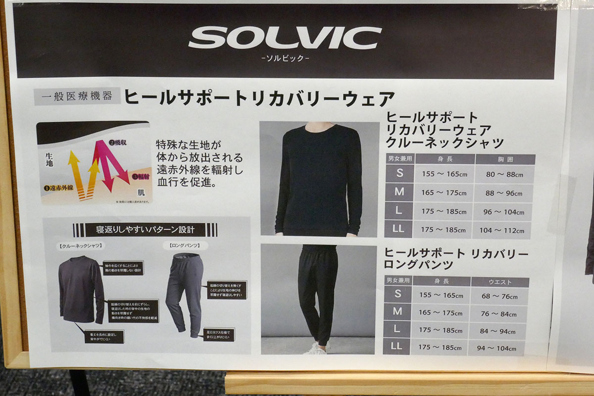 特殊な繊維が遠赤外線を輻射する