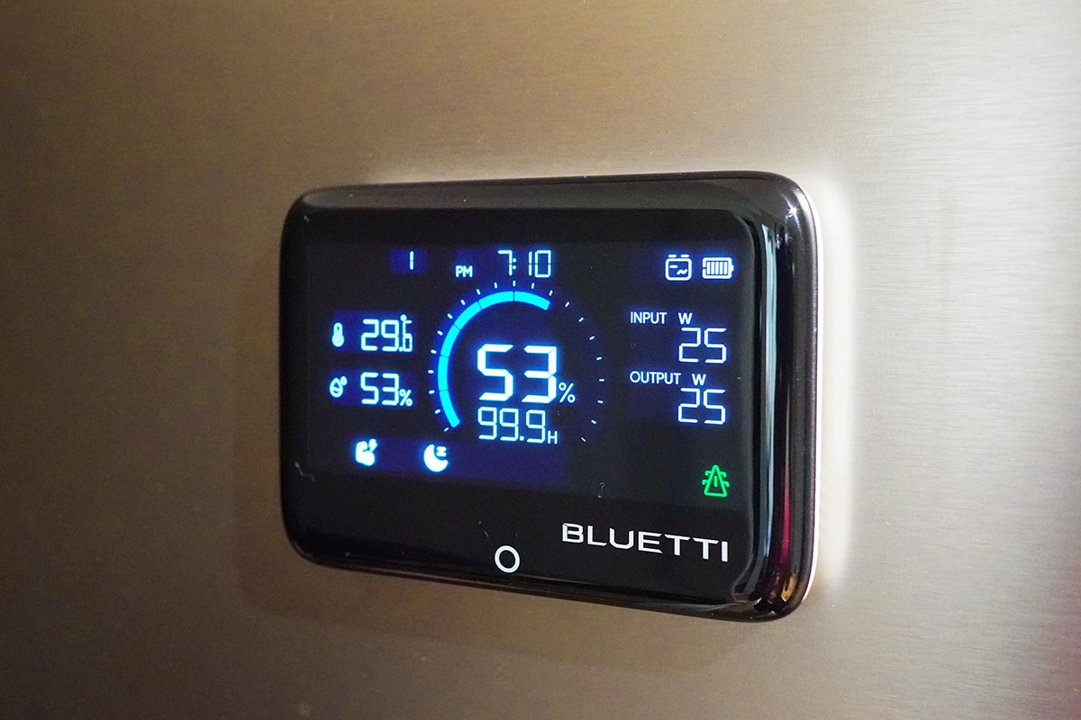冷蔵庫に貼り付けて状態がモニターできる 「Display 1」