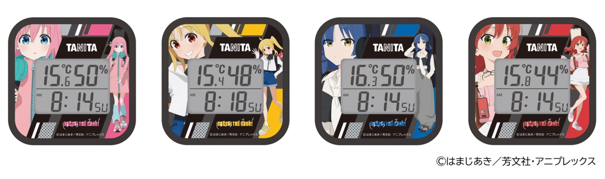 デジタル温湿度計「TT-CU アニメ『ぼっち・ざ・ろっく!』モデル」