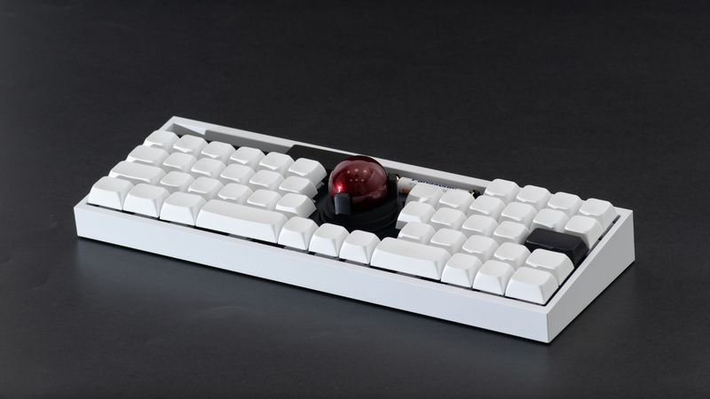 STEEPLECORE トラックボールセット(TH-602BL)。同径の市販ボールへの交換も可能