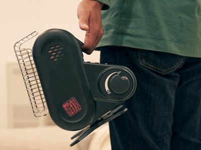 本体と一体化した取っ手で持ち運びやすい