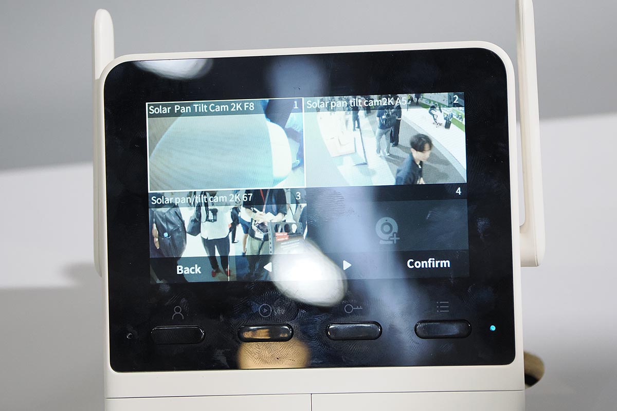 インターホン機能も搭載しています