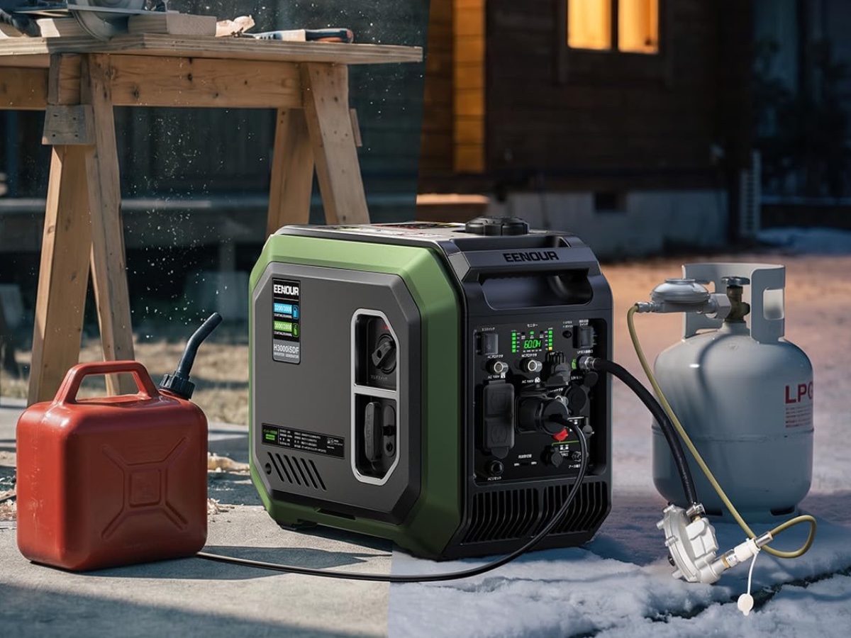 H3000iSDFはガソリンとLPガスに対応