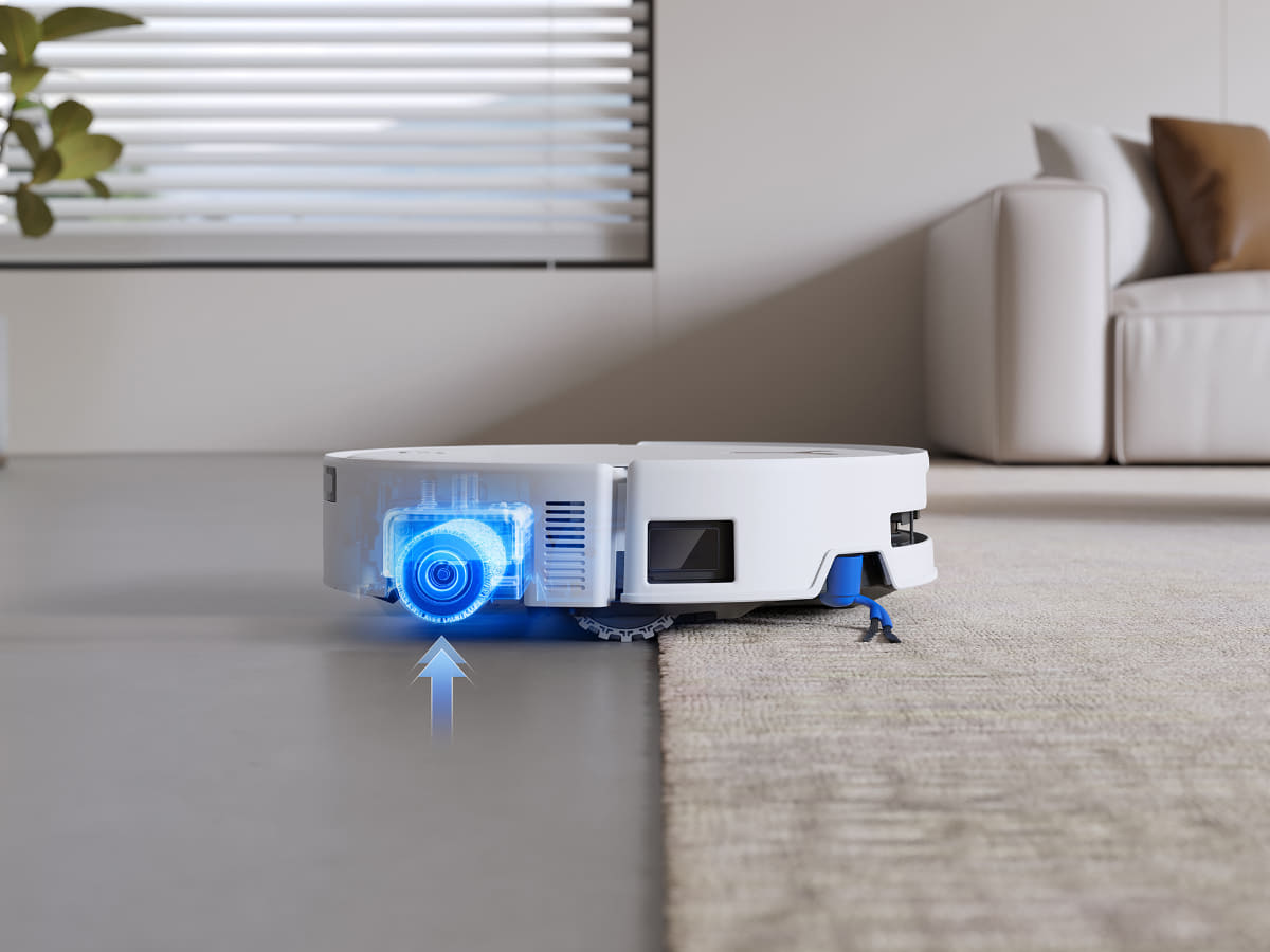 カーペットを濡らさずに強力な水拭きをする「DEEBOT T80S OMNI」
