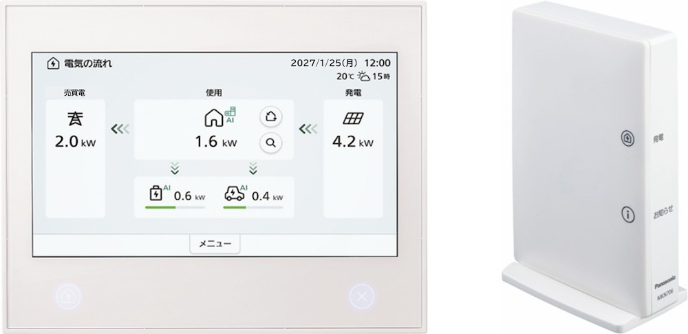 2027年1月25日、ホームエネルギーマネジメントシステム(HEMS)の中核機器「AiSEG3」のバージョンアップを実施する