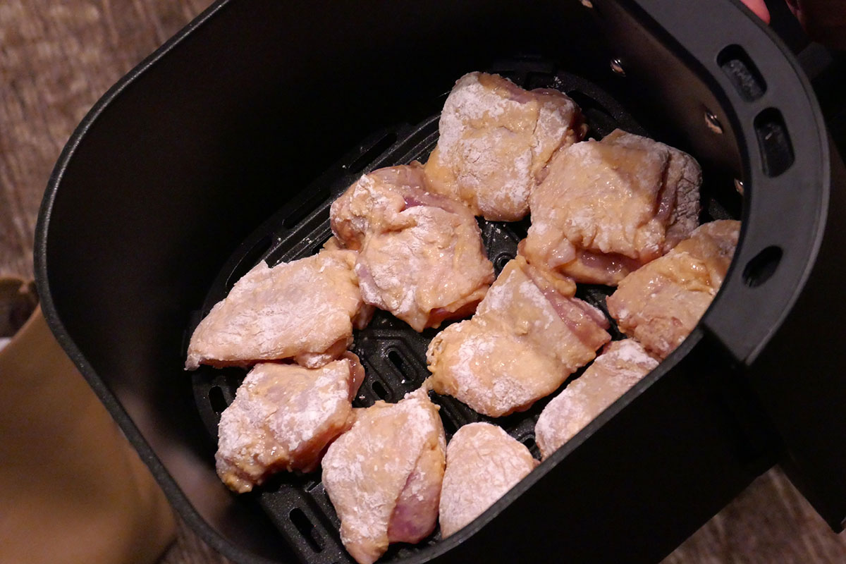 衣は薄くつけることで仕上がりがキレイになる