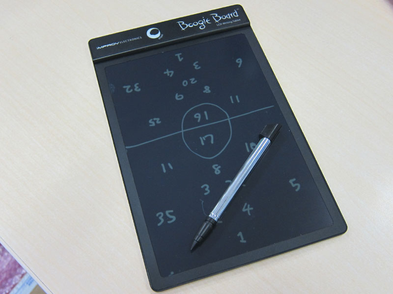 サッカーをよく観に行く人は、番号の控えにも使えるだろう