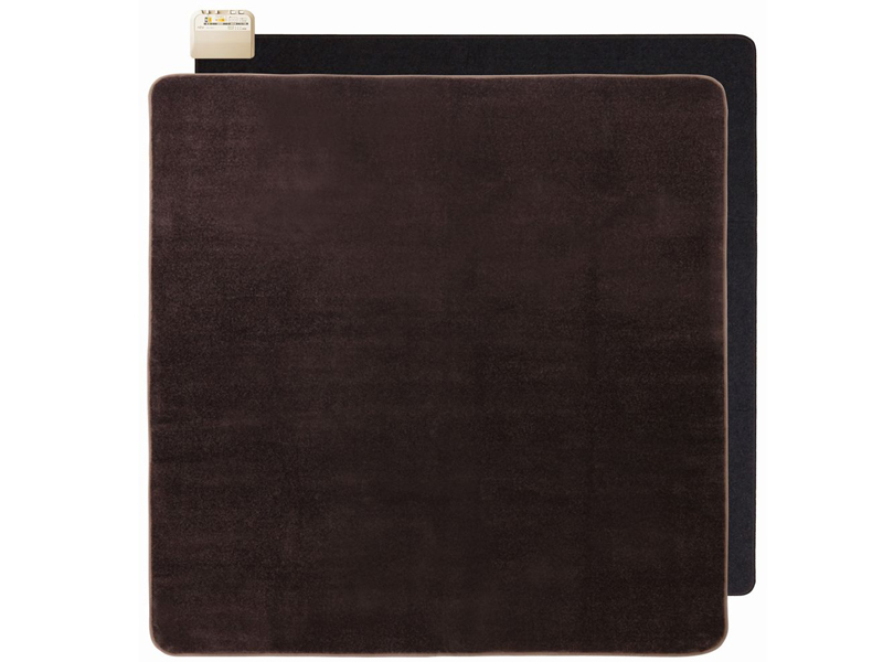 富士通ゼネラル「電気カーペットHC-20AWA」毛皮のような触り心地で高級感のある“メランジ調ファータッチ”のカバーを使用。断熱構造にも優れている