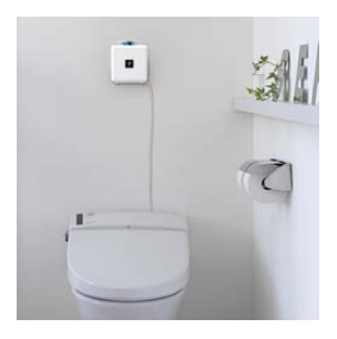 フック穴を備えており、壁掛け設置が可能