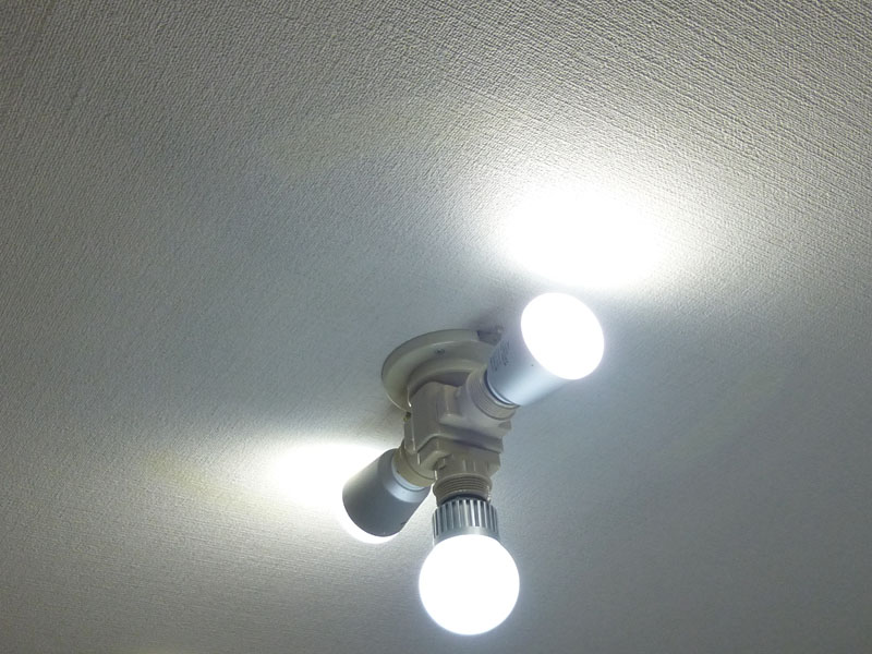 ひときわ天井が明るい