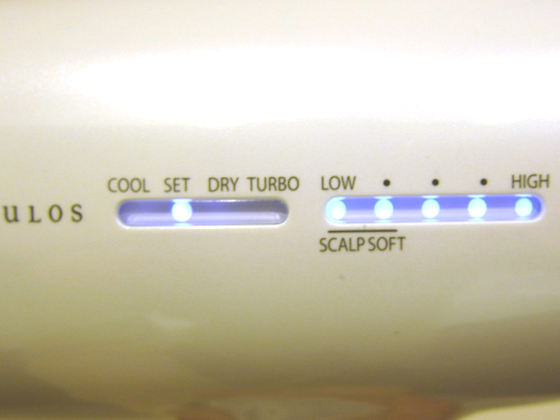SET運転時のランプの様子