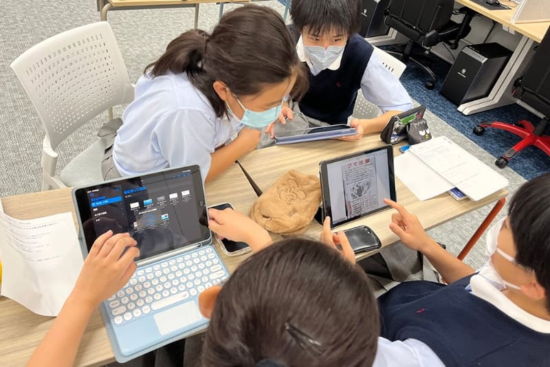数学の授業の様子