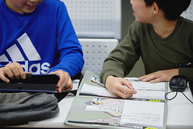 マイクラが大好きだから、話も弾む子どもたち