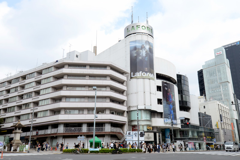 大会会場のラフォーレ原宿