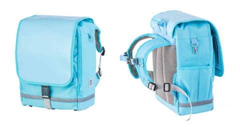 教科書＋タブレットの重量化に向けた850gの軽量カバン「RAKUSACK