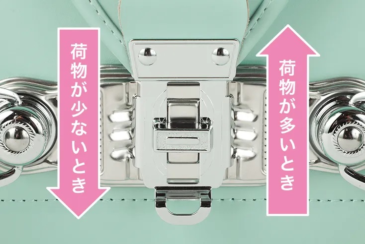 左右どちらにも回せる、タテ穴タイプの「スライド式ロック」（公式サイトより）