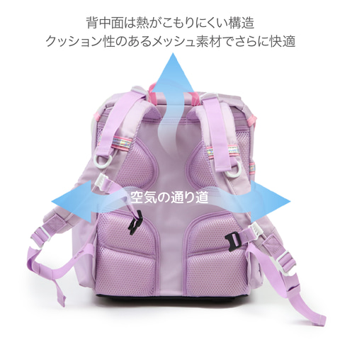 約850gで開閉しやすい「マザーガーデン ユニコーン セカンドランドセル