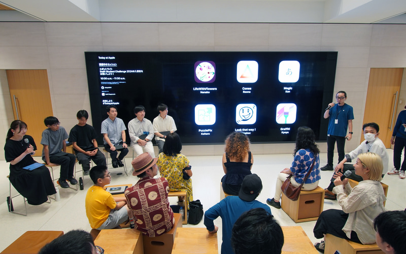 Apple 丸の内にSwift Student Challenge 2024の入賞者が集まった