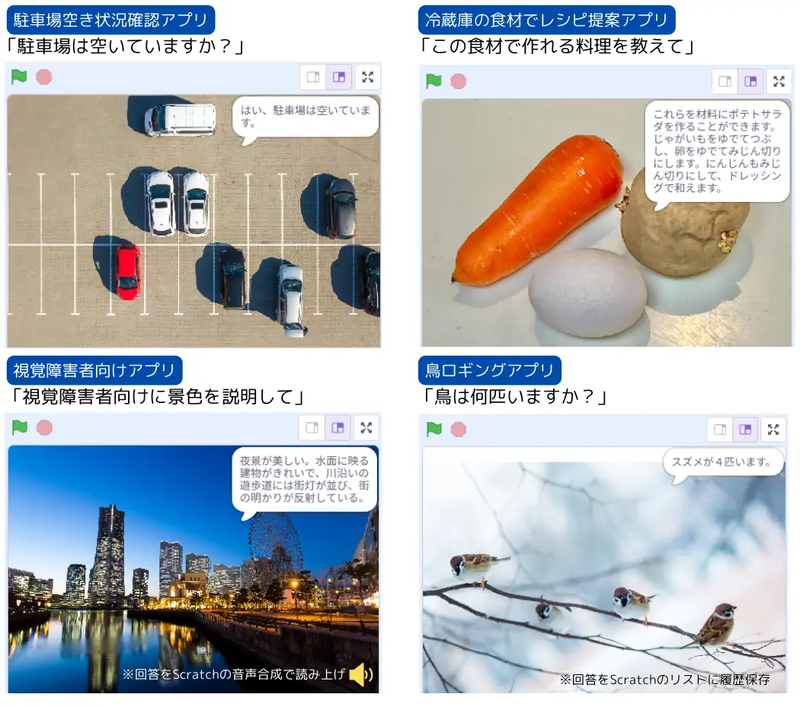 映像を活用したアプリ開発が可能
