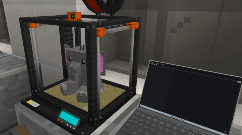 AIチャットボットに依頼して象のモデルを作り、出力してみよう