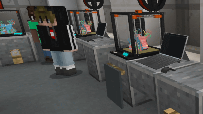 宿題の3Dモデルを出力したものの、失敗してしまう