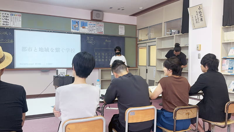 6日目のプレゼンテーションの様子（昨年のモニターツアーから）