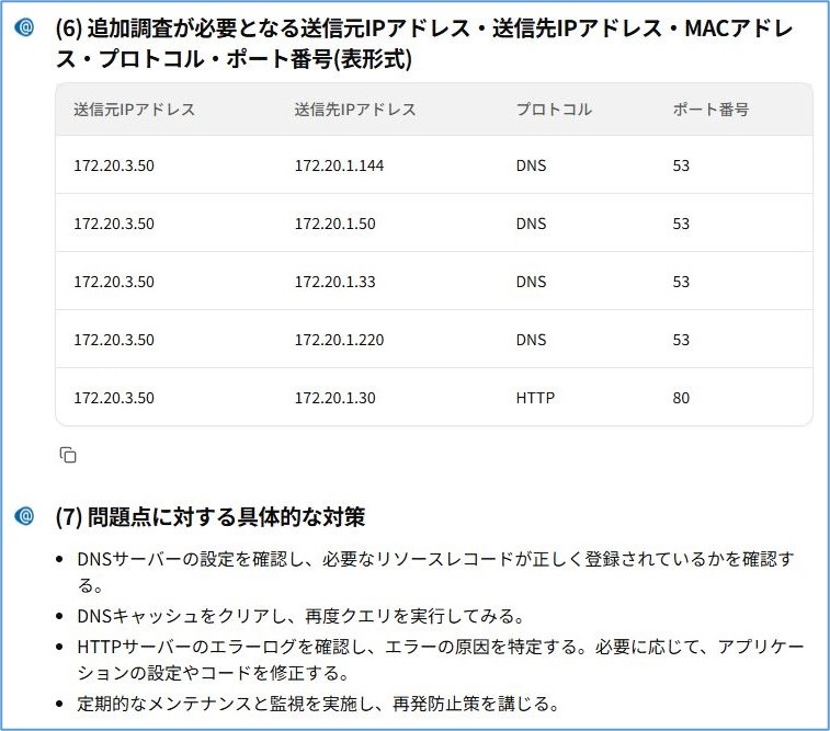 トラブル原因の推定や対応策（解析レポート）を提案