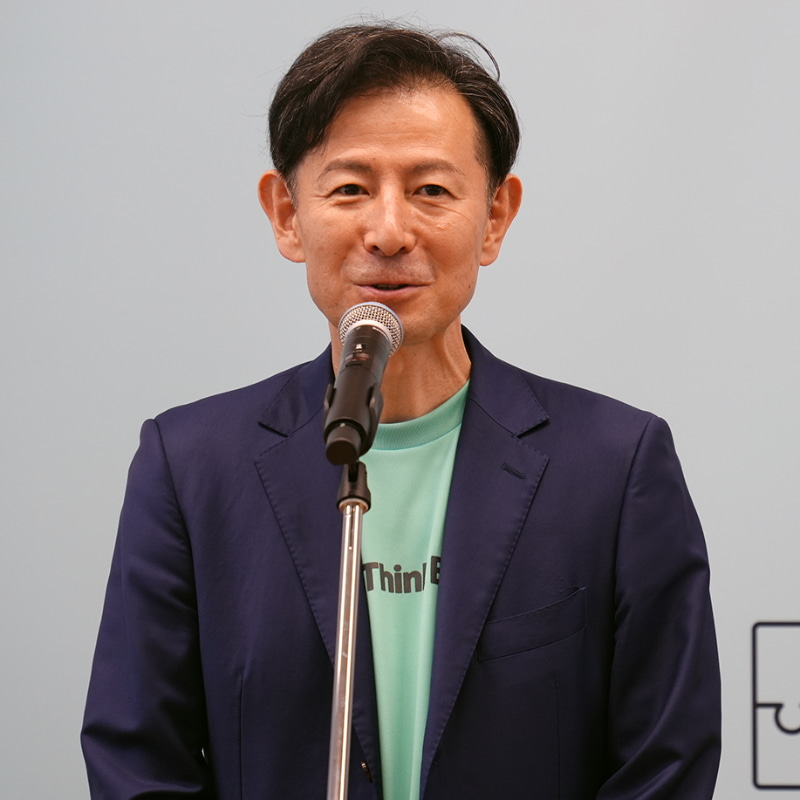 Amazonを代表してAWSジャパン代表執行役員社長 白幡晶彦氏が参加