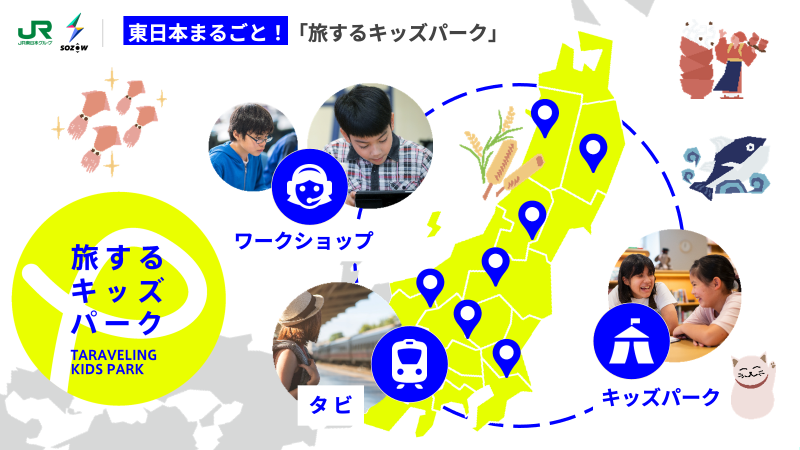 地域探究キャンプを各地域で実施し、オンライン・オフラインのワークショップで距離を超えた学びやコミュニティーを提供